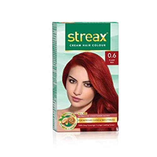 STREAX HAIR COLOUR 0.6(RED)
